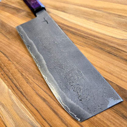 Patterson Forge Semi-Custom Forged San Mai Purple Nakiri