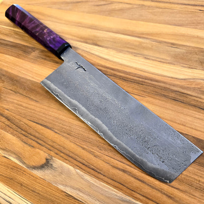 Patterson Forge Semi-Custom Forged San Mai Purple Nakiri