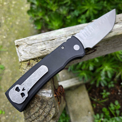 Chaves Knives x Pro-Tech Redecion CPM-S35VN Rocked Blade Auto