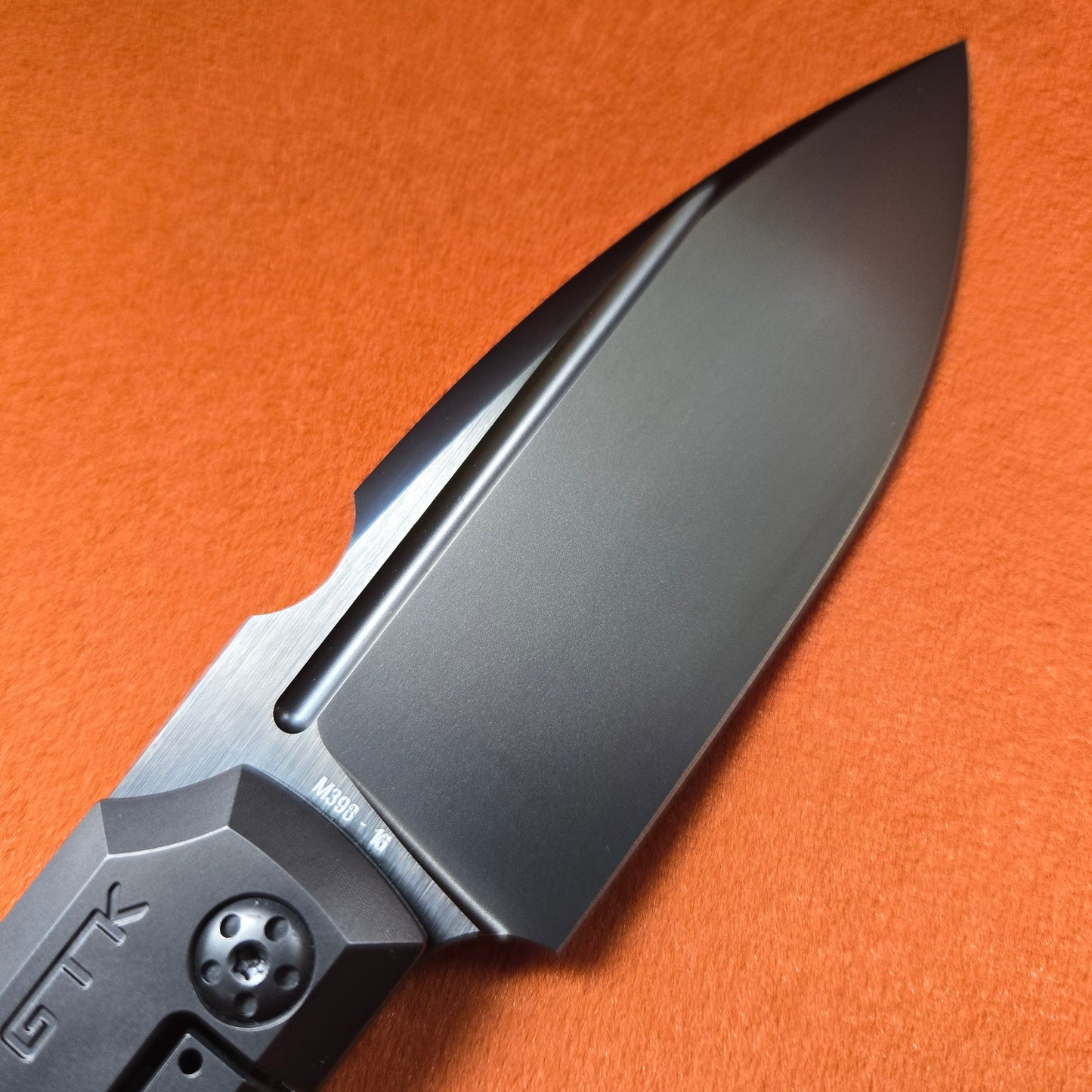 Custom Knife Factory GTK Elementak Blackwash Titanium Folder *LIMITED EDITION*