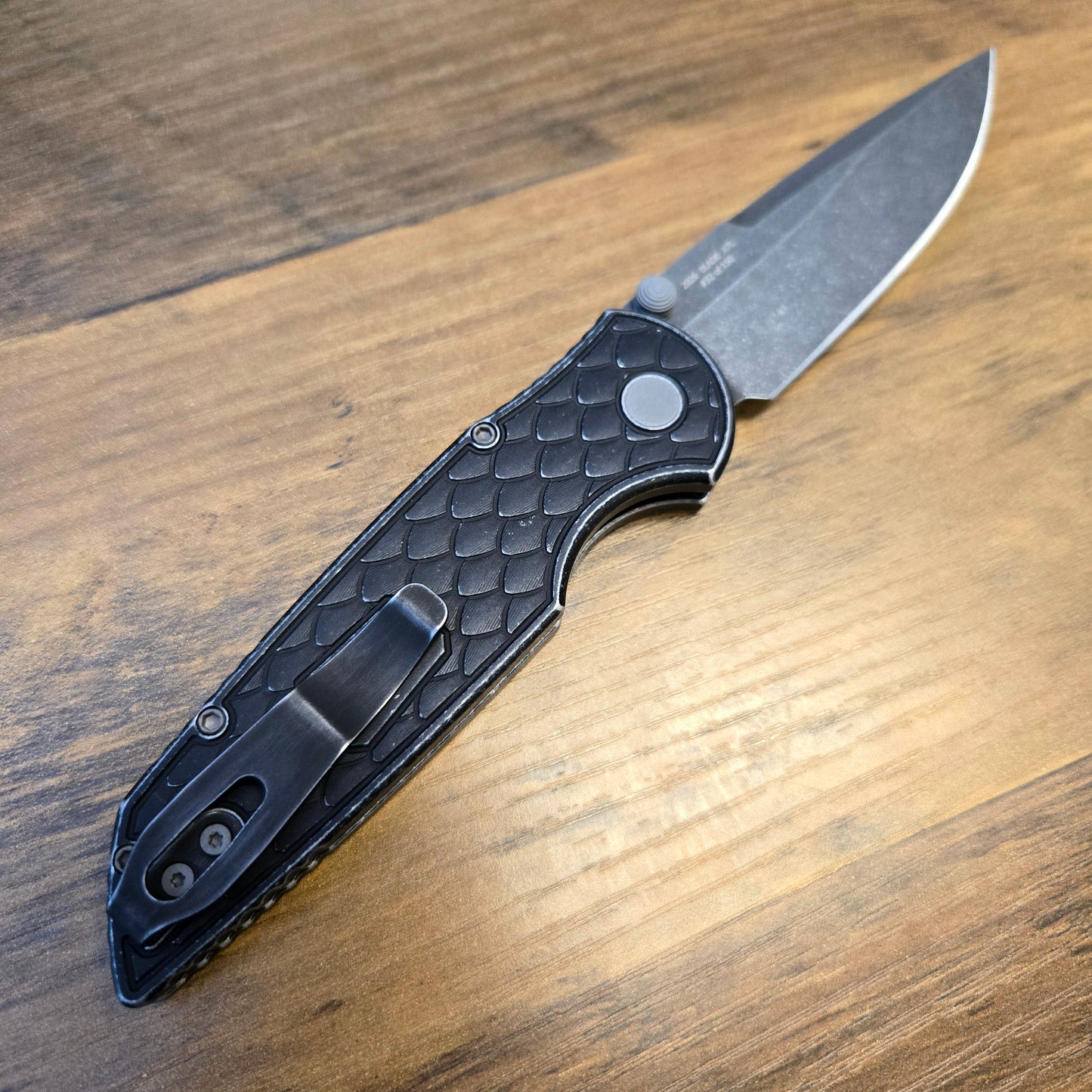 Protech BSA.INT.1 Blade Show Atlanta 2026 TR-3 Integrity Battle Worn "Reptile" Textured Magnacut Folder *LIMITED EDITION*