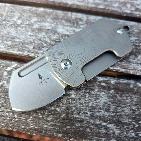 Terrain 365 DTK-AT Topographic Compact Folding Knife