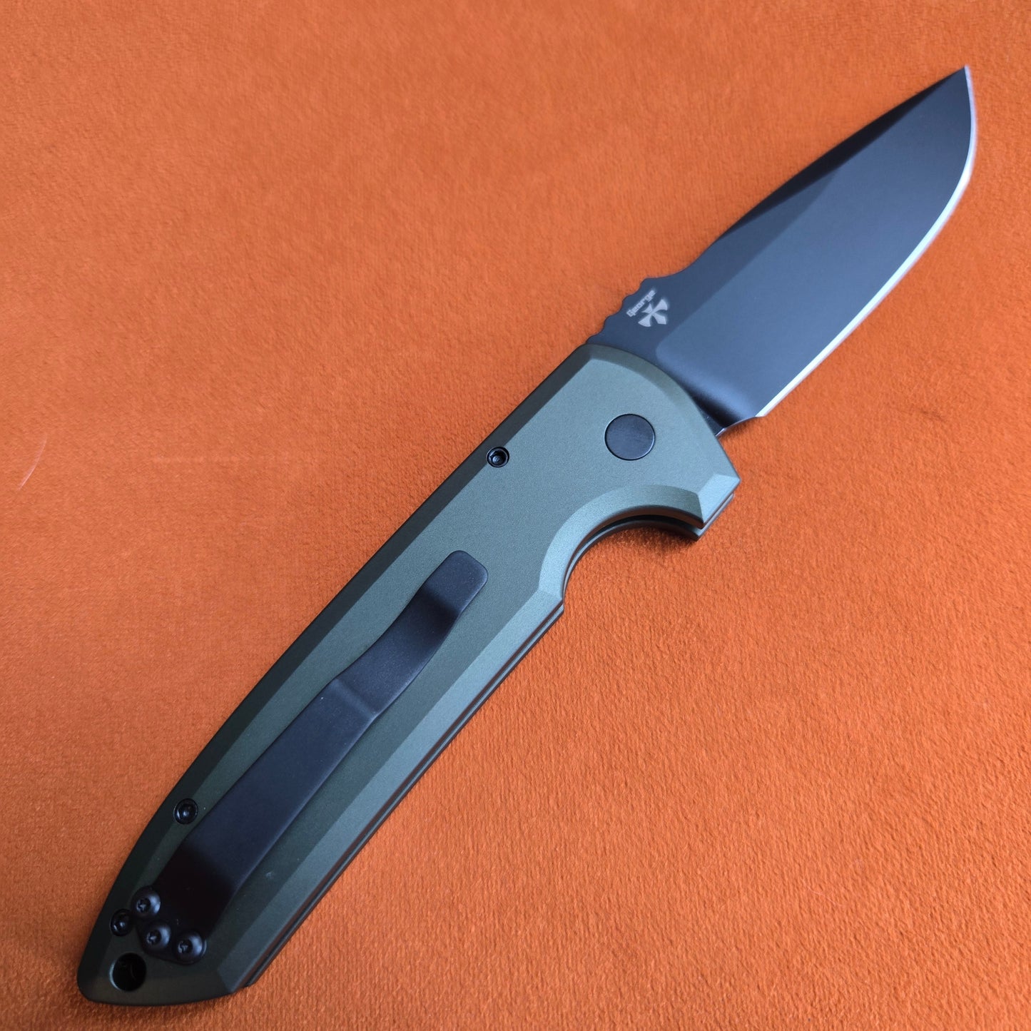 Protech LG3103-Green Rockeye Black DLC Magnacut Auto