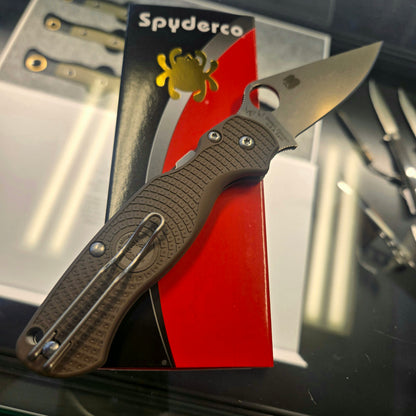 Spyderco C81PBN15V2 Para Military 2 Brown FRN 15V Folder *SPRINT RUN*