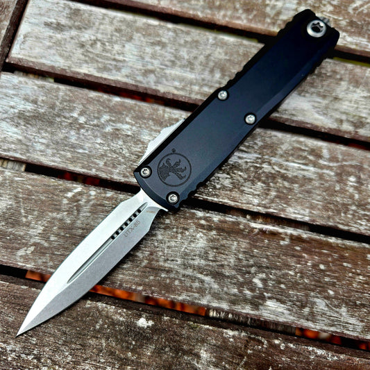 Microtech 1232-10 UTX-85 Gen III D/E Stonewash Standard OTF Auto