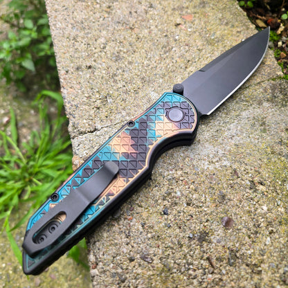 Protech INT1106-SHIPWRECK TR-3 Integrity Relic Textured Shipwrecked Magnacut Folder