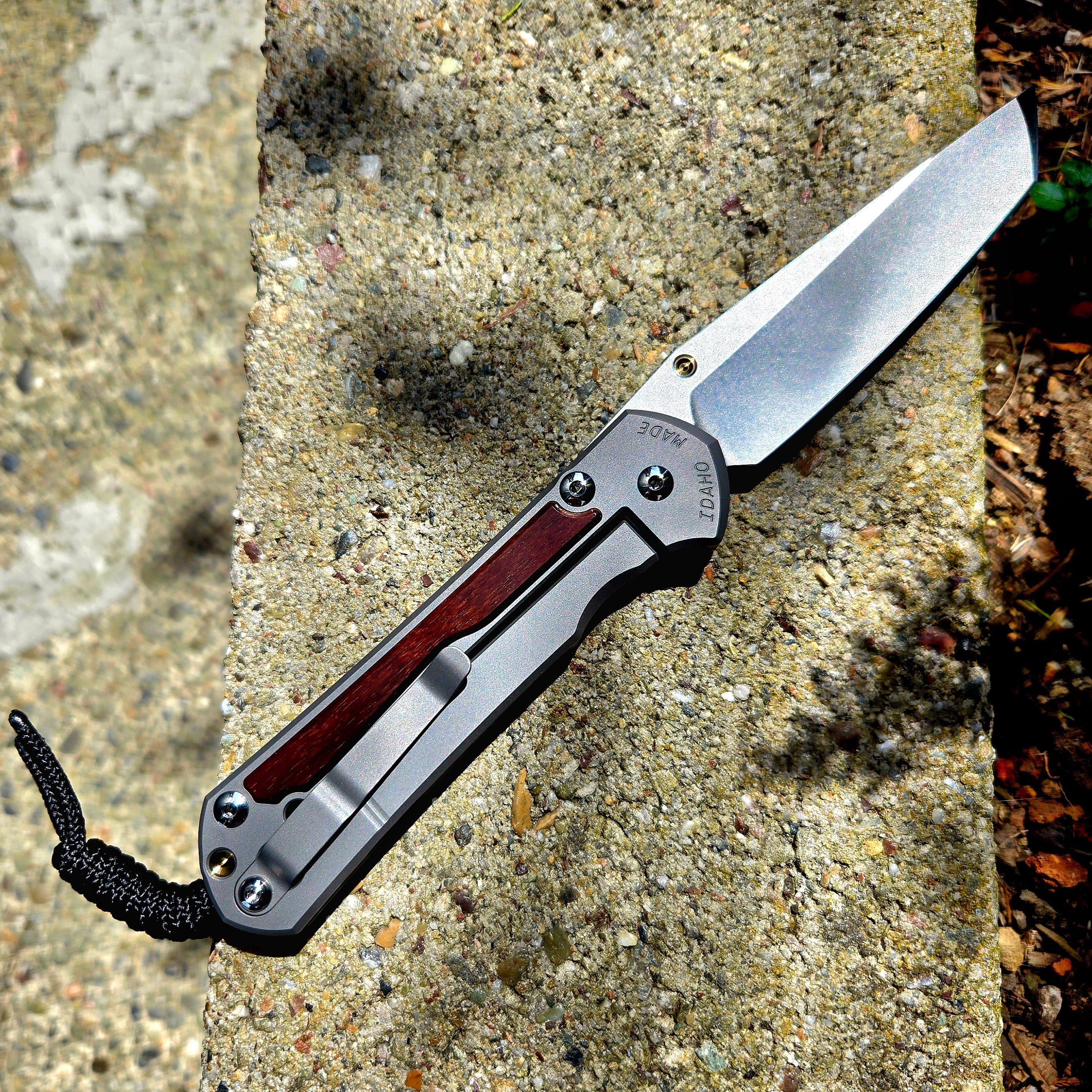 Chris Reeve L31-1134 Large Sebenza 31 Tanto Magnacut Macassar Ebony Folder