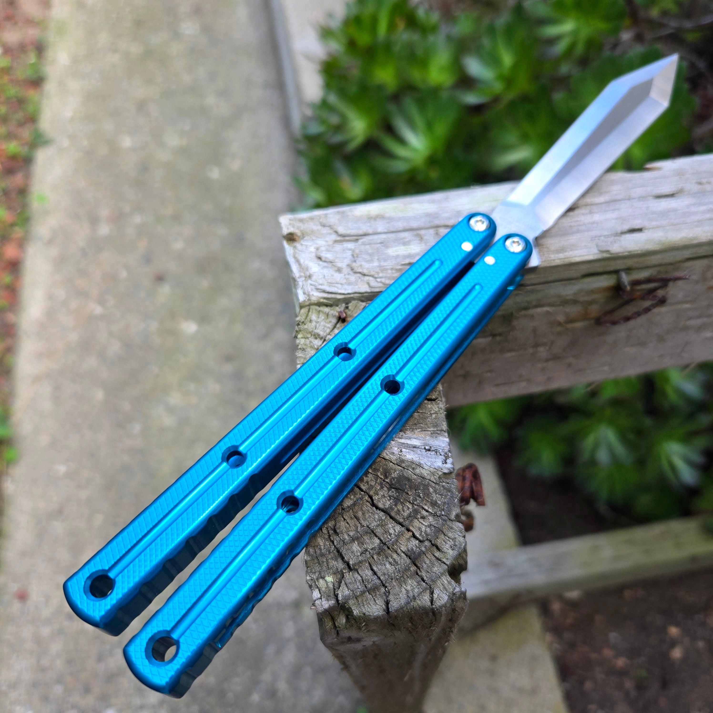 Squid Industries Krake Raken Zenith V3 Teal Balisong || WE BE