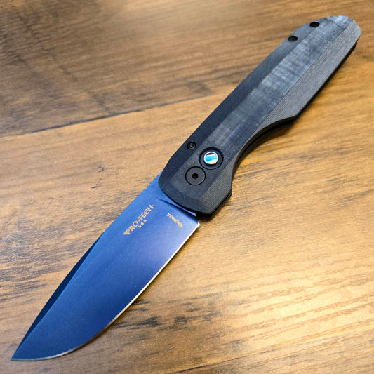 Protech BSA26.VERO.1 Blade Show Atlanta Synapse Sapphire Blue MagnaMax Auto *LIMITED EDITION*
