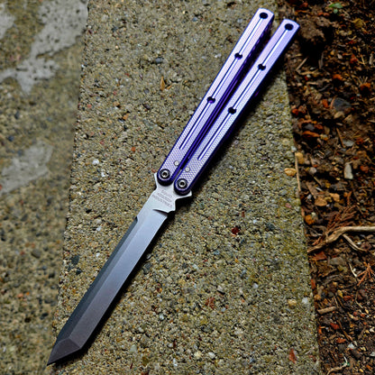 Squid Industries Krake Raken V3 Matte Lavender Tanto Balisong