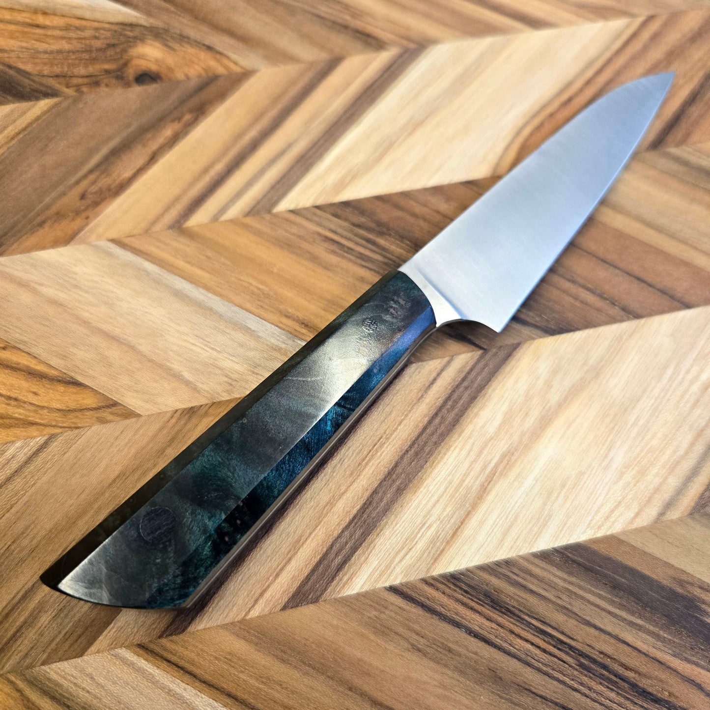 Running Man Forge 100mm Maple Burl Paring Knife