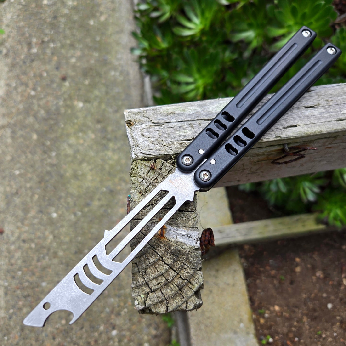 Squid Industries Mako V5 Bottle Opener Balisong
