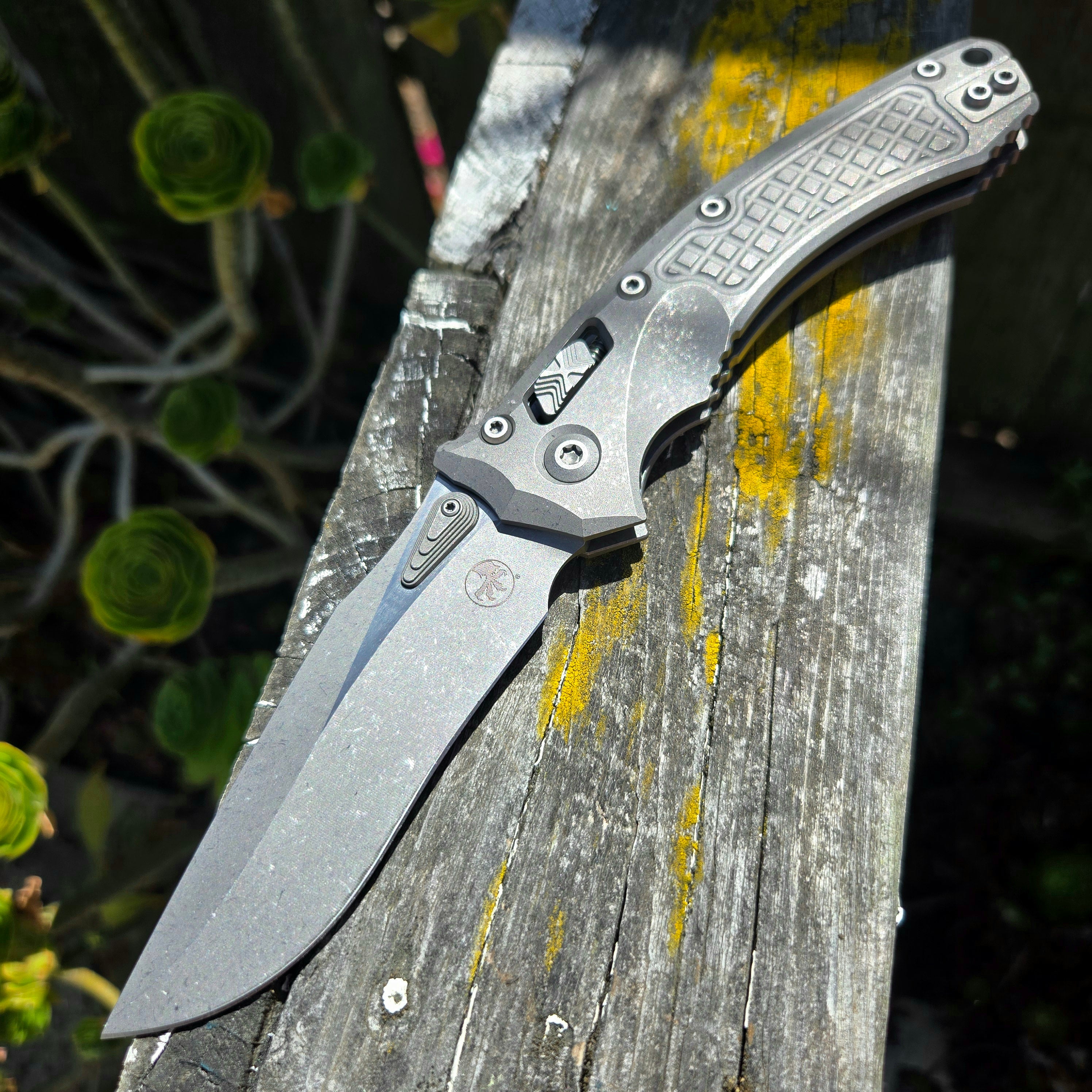 Microtech 137RL-10APFRMS1 Marfione Select Amphibian Ram-Lok Titanium Apocalyptic Frag Manual Folder