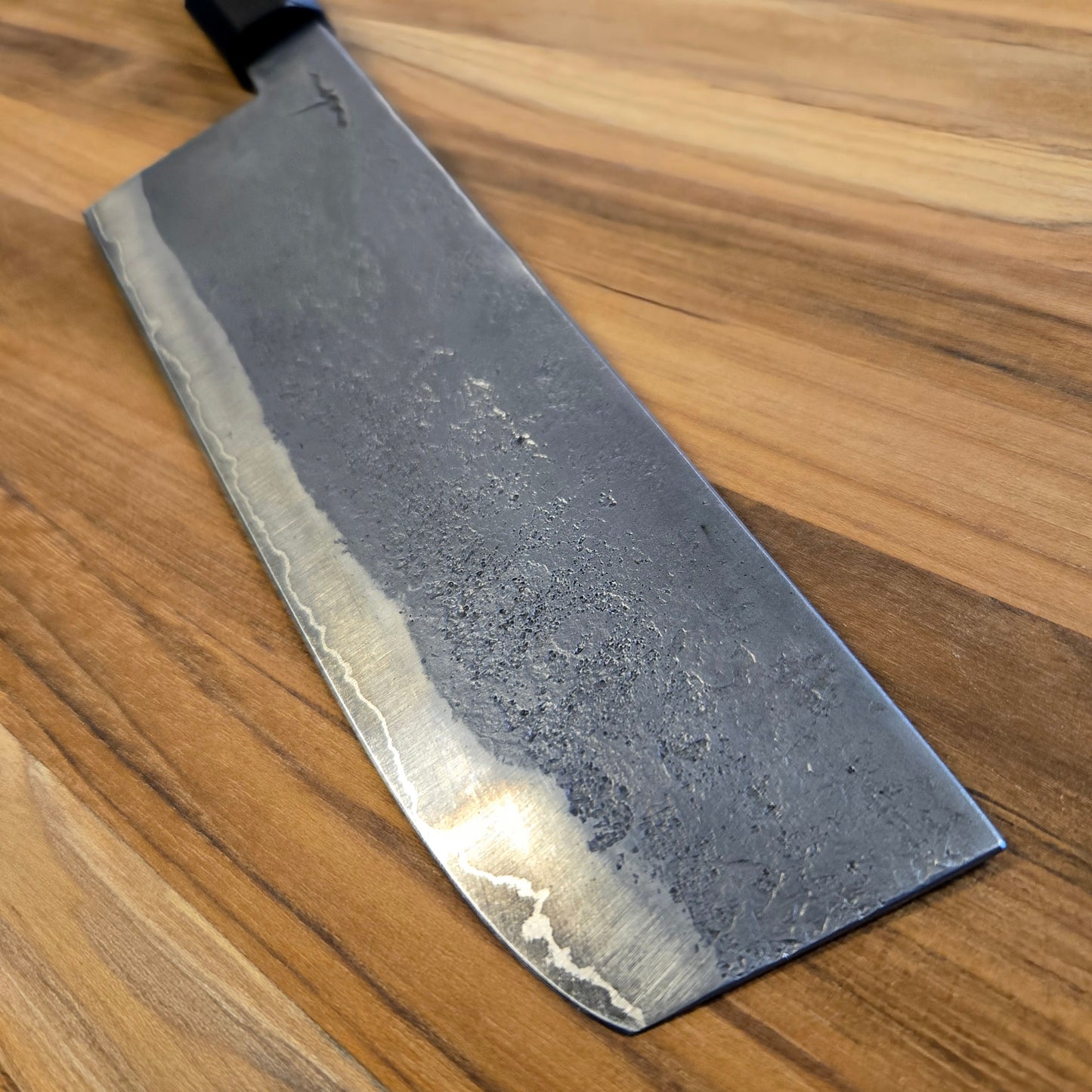 Patterson Forge Semi-Custom Forged San Mai Spalted Maple Nakiri