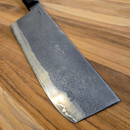 Patterson Forge Semi-Custom Forged San Mai Spalted Maple Nakiri