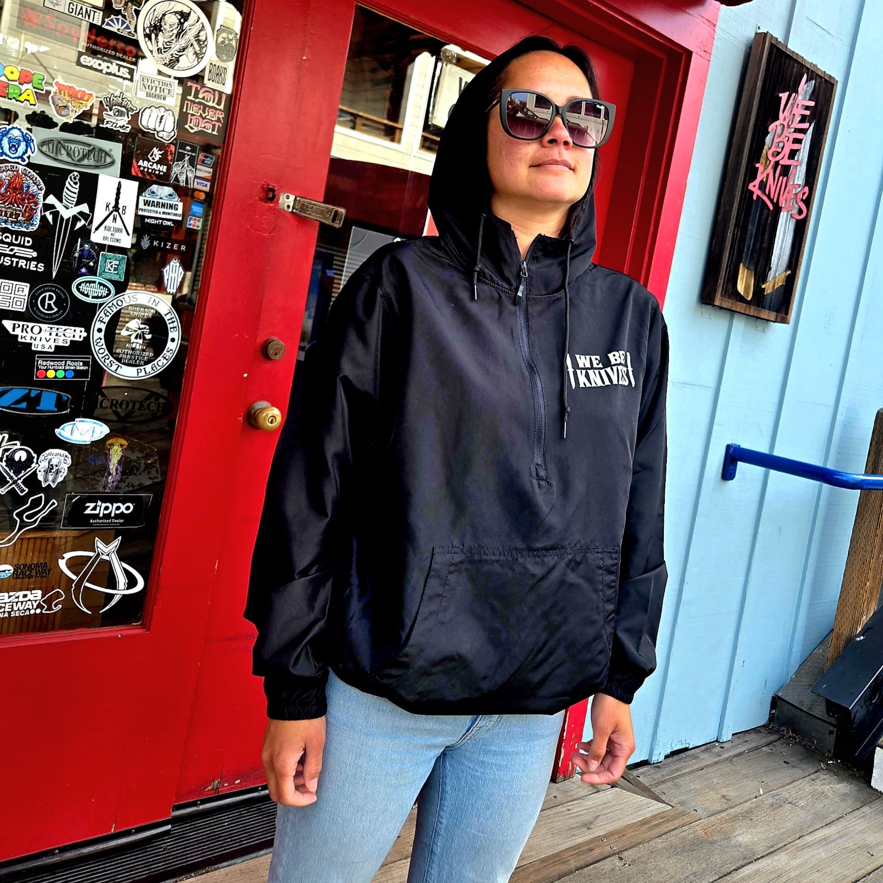 We Be Knives Lightweight Windbreaker Jacket