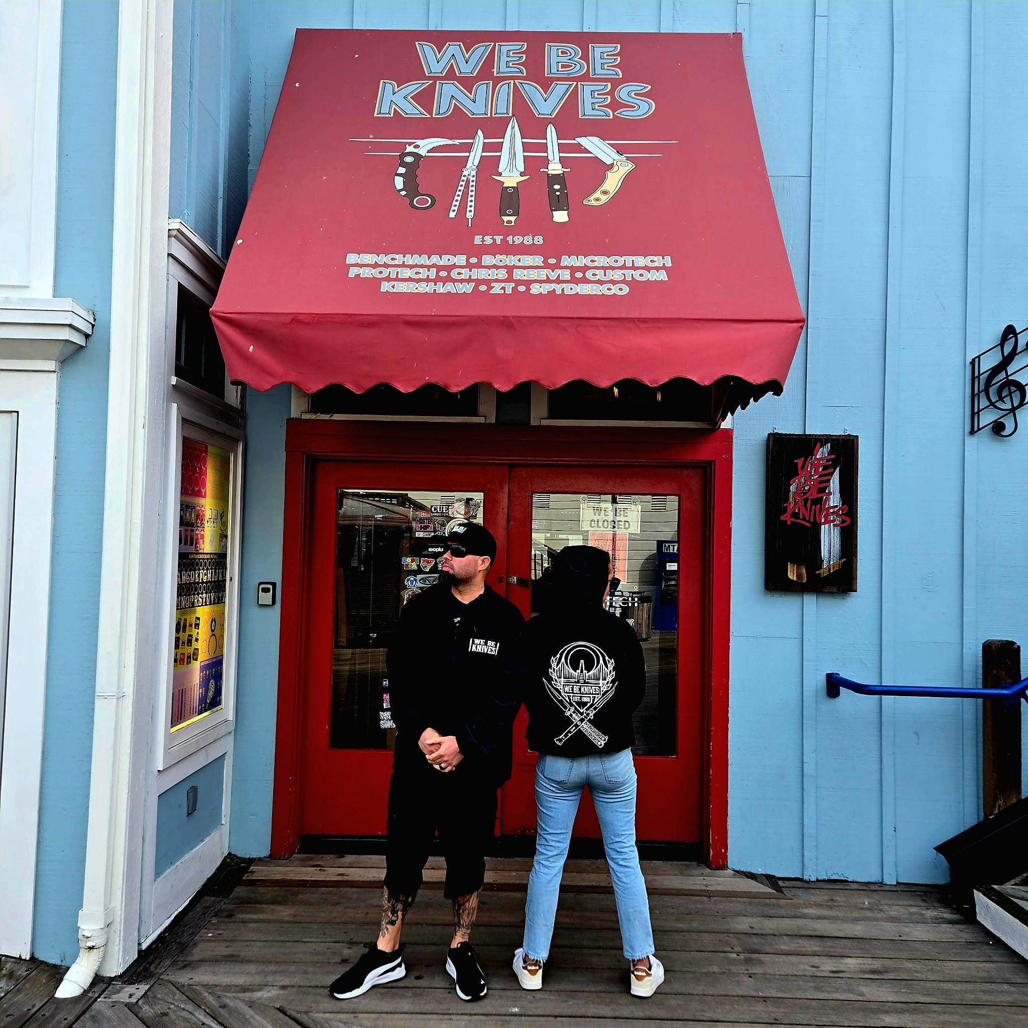 We Be Knives Lightweight Windbreaker Jacket