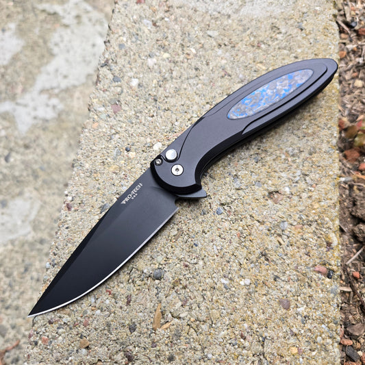 Pro-tech CF2103-LTD TC Blue Cambria 2 Flipper