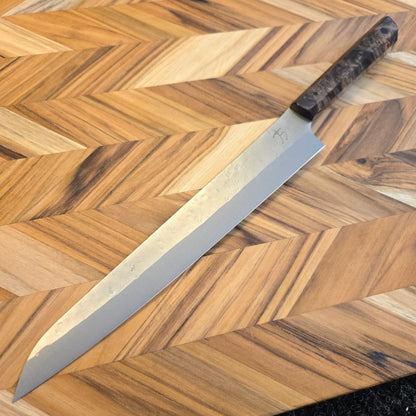Running Man Forge 240mm Maple Burl Slicing Knife