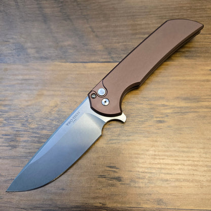 Protech BSA26.Mordax.1 Blade Show Atlanta 2026 Brown Mordax Magnacut Folder *LIMITED EDITION*