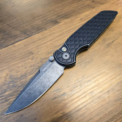 Protech BSA.INT.1 Blade Show Atlanta 2026 TR-3 Integrity Battle Worn "Reptile" Textured Magnacut Folder *LIMITED EDITION*