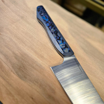 Meglio Knives Semi Custom 8" Blue and Purple Magnacut Gyuto