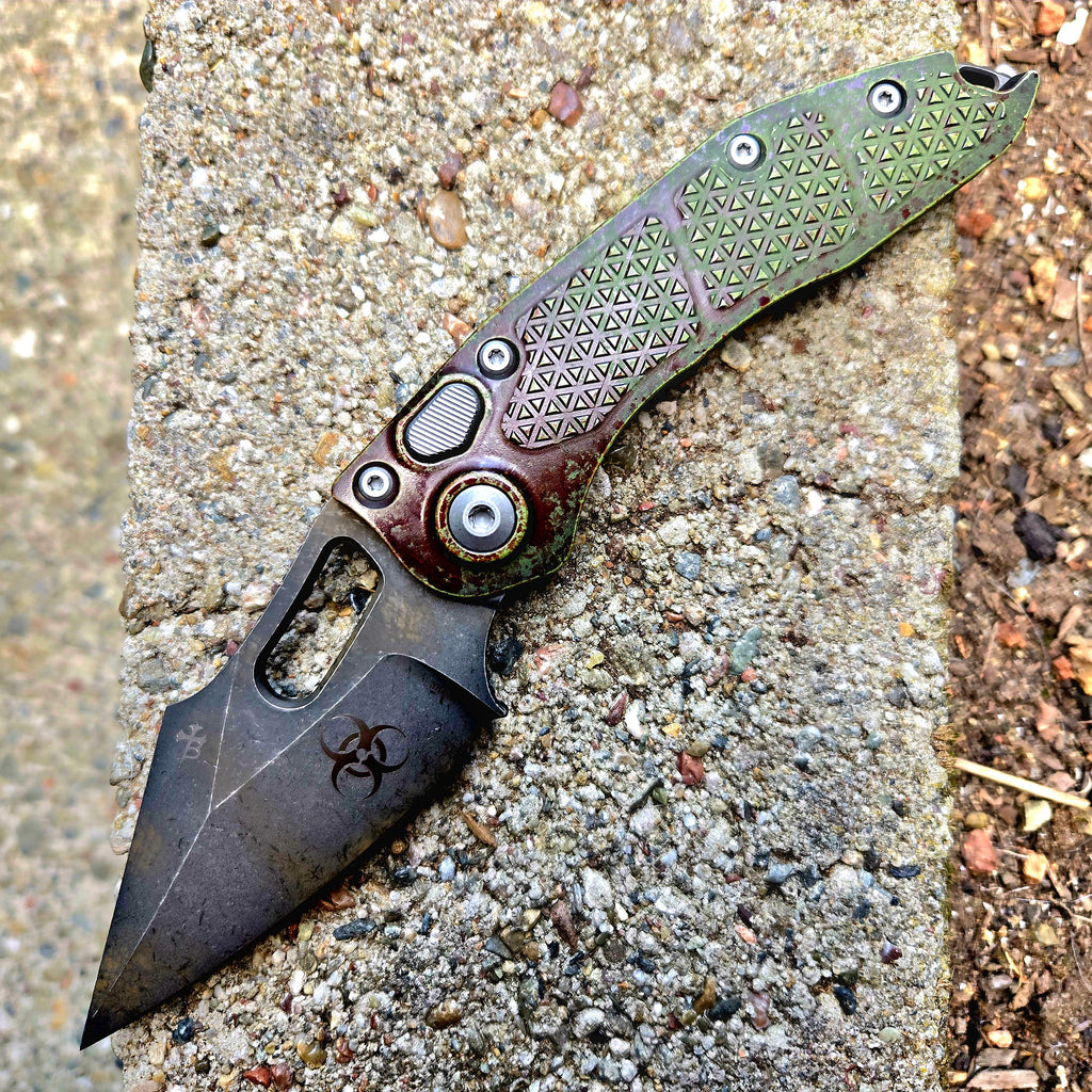 Microtech 169-1 OBS Stitch-A Outbreak Signature Series Ram-Lok Auto