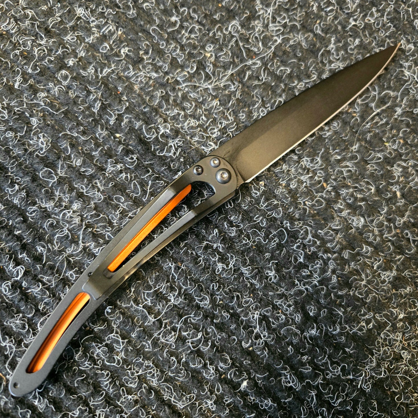 Deejo 37g San Francisco Orange Aluminum Custom Folder
