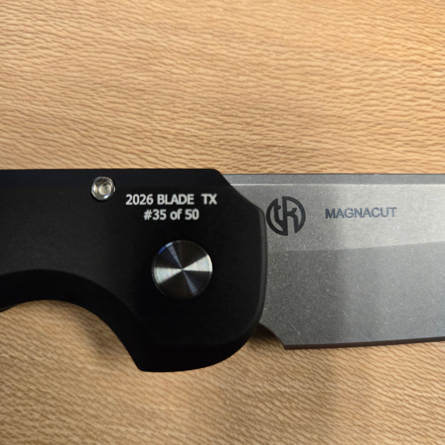 Protech x Tuff Knives Slimfoot Black Stonewash Magnacut Auto *Blade Show Texas 26 Exclusive*